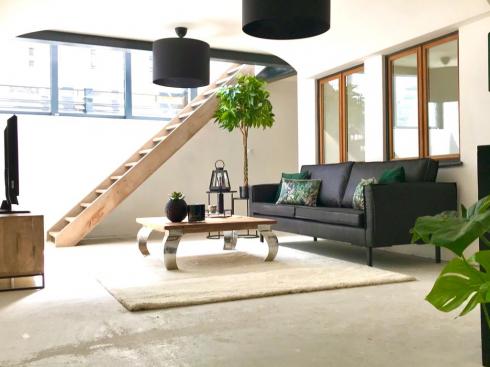 avant après home staging d'un loft à vendre Lille